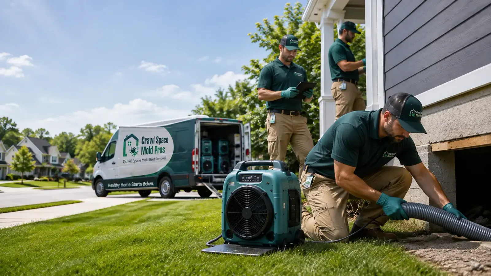 Crawl Space Mold Removal in Nadeau, MI